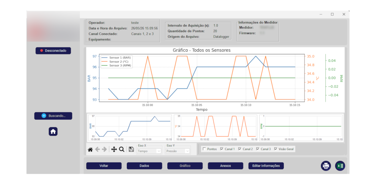 Projeto HDV — interface de dados hidráulicos